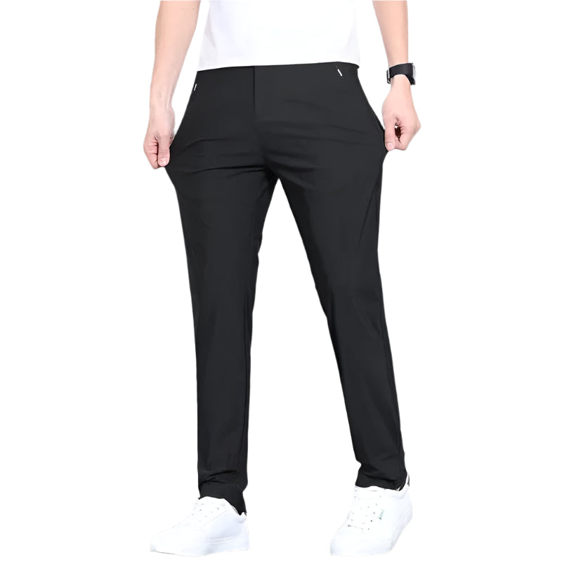 Herre tynne sommerbukser i slim fit. Komfortable casual bukser for menn.