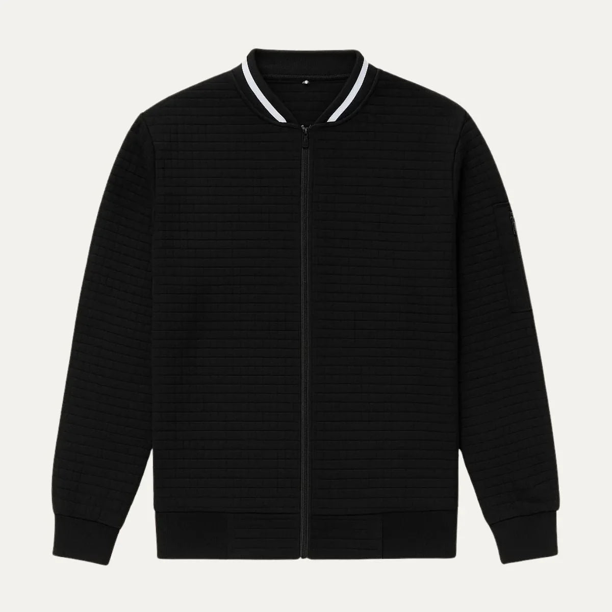 Myk og behagelig herrecardigan med glidelås for menn, et must-have basisplagg.