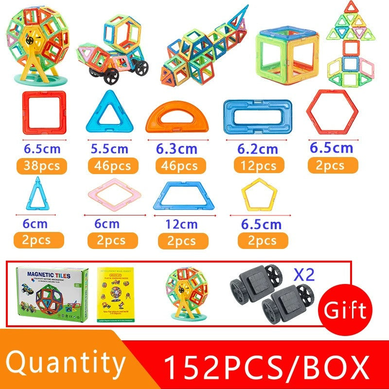 Magnetic Building Blocks for Children - Creative Play and Learning