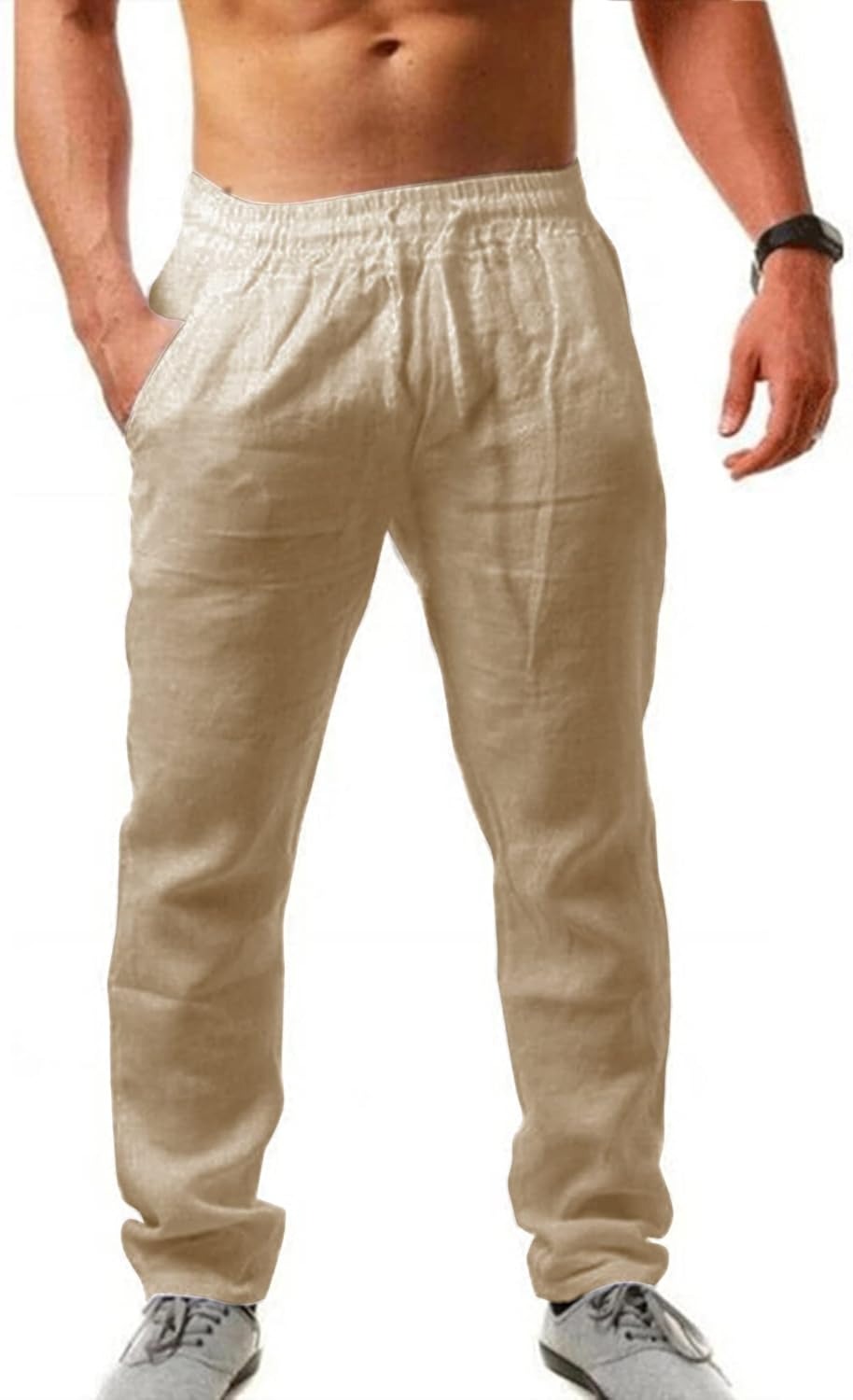 Cotton Linen Breathable Pants - Comfort and Style for Men