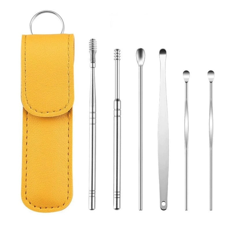 Earwax Removal Set in Stainless Steel - Safe and Effective Cleaning
