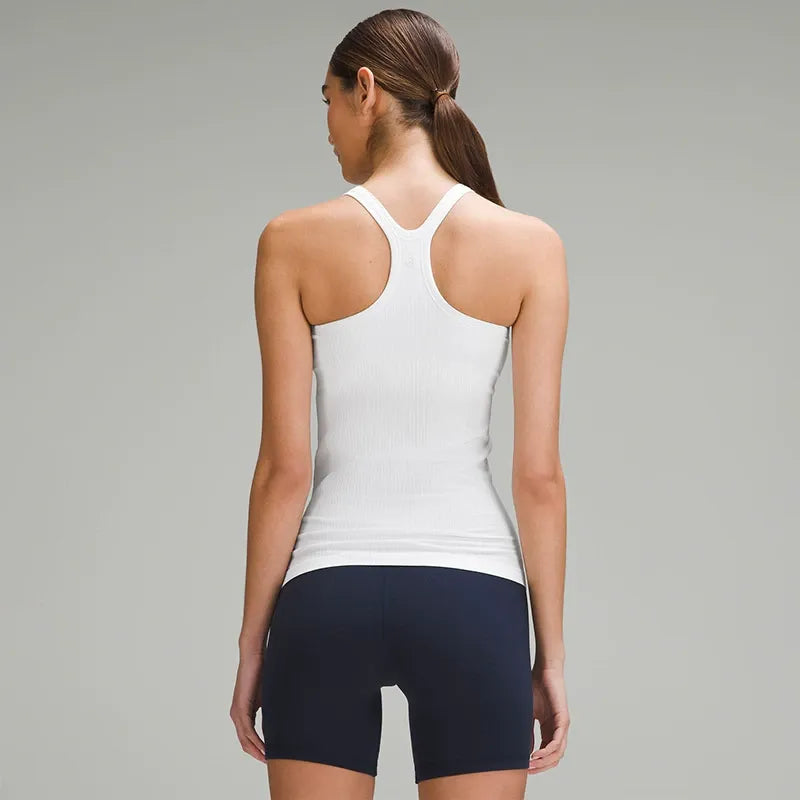 Seamless Tank Top with Built-in Bra - Comfort & Style