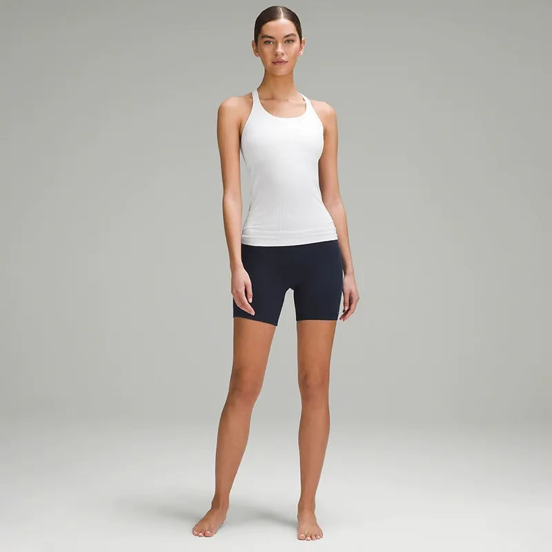 Seamless Tank Top with Built-in Bra - Comfort & Style