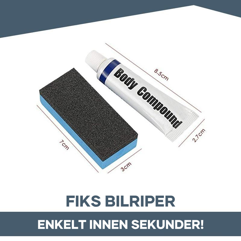 "Innovativ bilripefjerner mot riper og oksid, med svamp inkludert, for rask restaurering av bilens glans og farge"