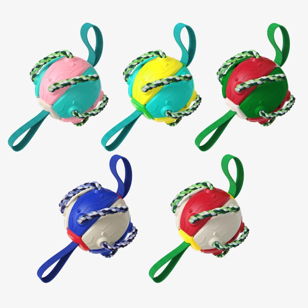 Hundeleke: Interaktiv frisbee ball for utendørs lek. Stimulerer aktivitet og trening, ideell for hunder.