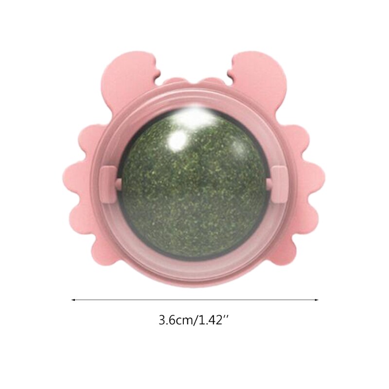 Samling av fargerike krabbeformede kattemynteballer, interaktive kattleker.