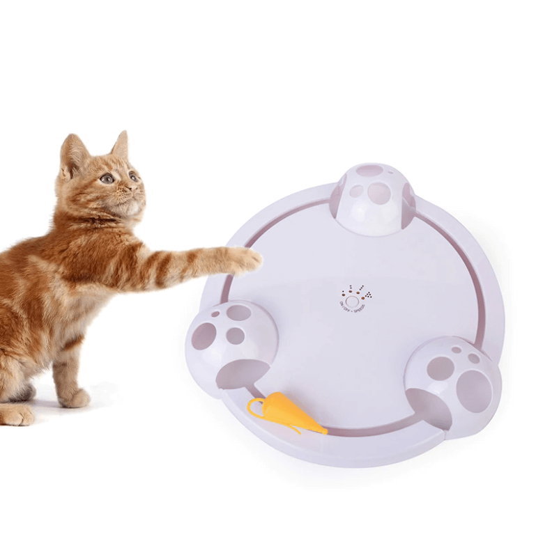 Katteleke interaktiv pounce, perfekt for lek og kattetrening, tilfredsstiller jaktinstinktet til kjæledyret.
