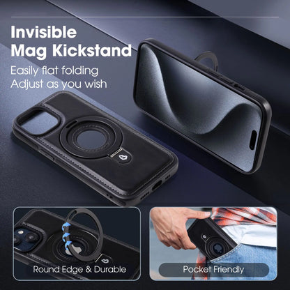 Detalj av kamera-utskjæringen på iPhone-dekselet, designet for beskyttelse.
