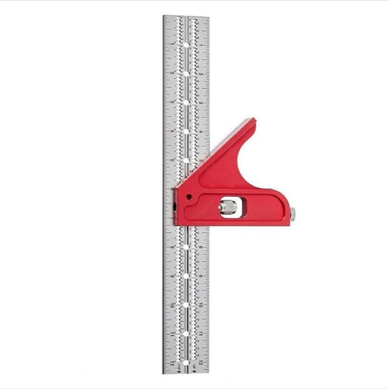 Trebearbeidingslinjal, ideell for DIY-prosjekter og som et robust snekkerverktøy for oppmerking.