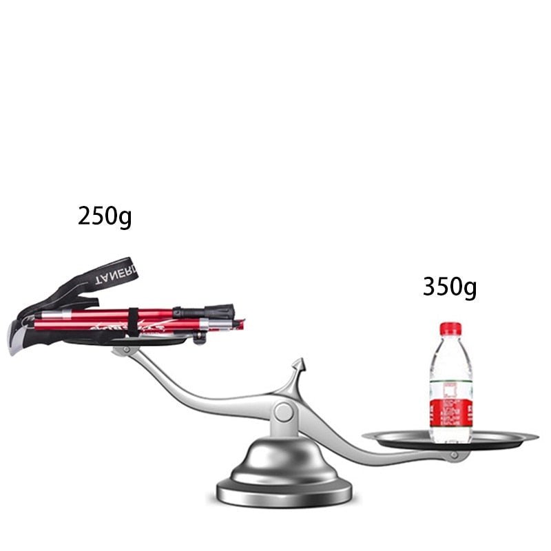 "Justerbare sammenleggbare turstaver, lett aluminium, ergonomiske håndtak, fargerike alternativer, perfekt for utendørs event