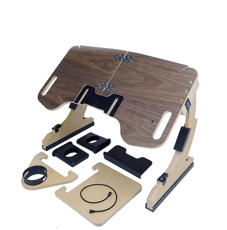 Justerbart laptopbord i aluminium for ergonomisk arbeidsstilling hjemme eller på kontoret.
