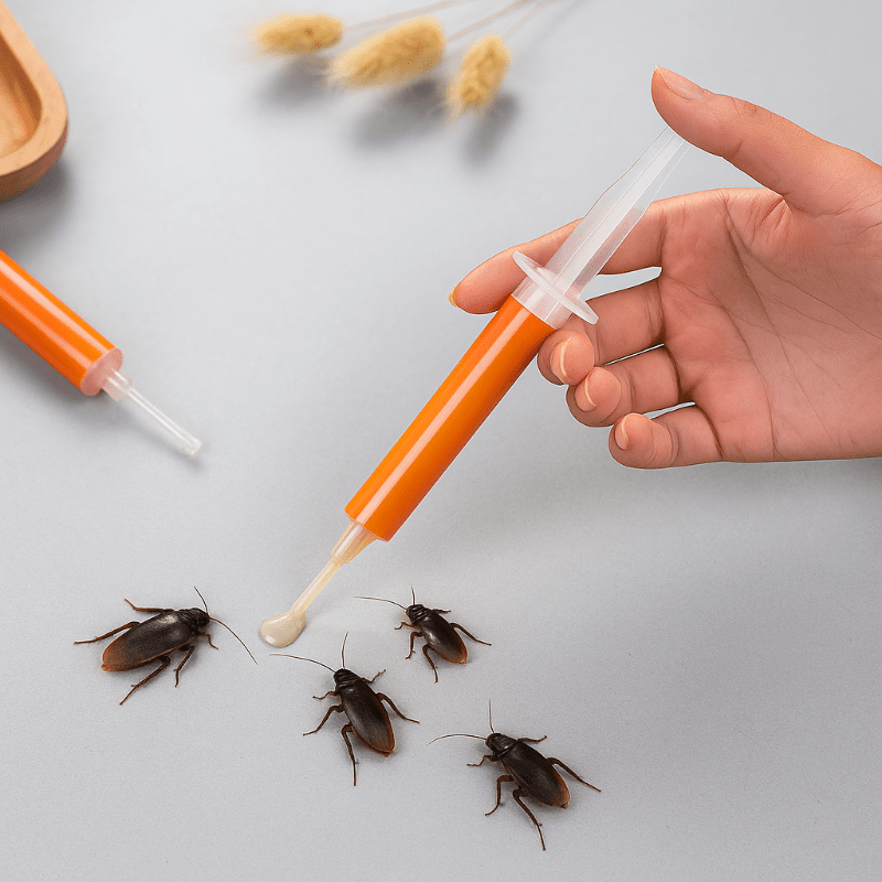 Luktfri kakerlakk gel agn, 3-pakning for trygg og diskret skadedyrkontroll. Enkel hjemmebruk mot insekter.
