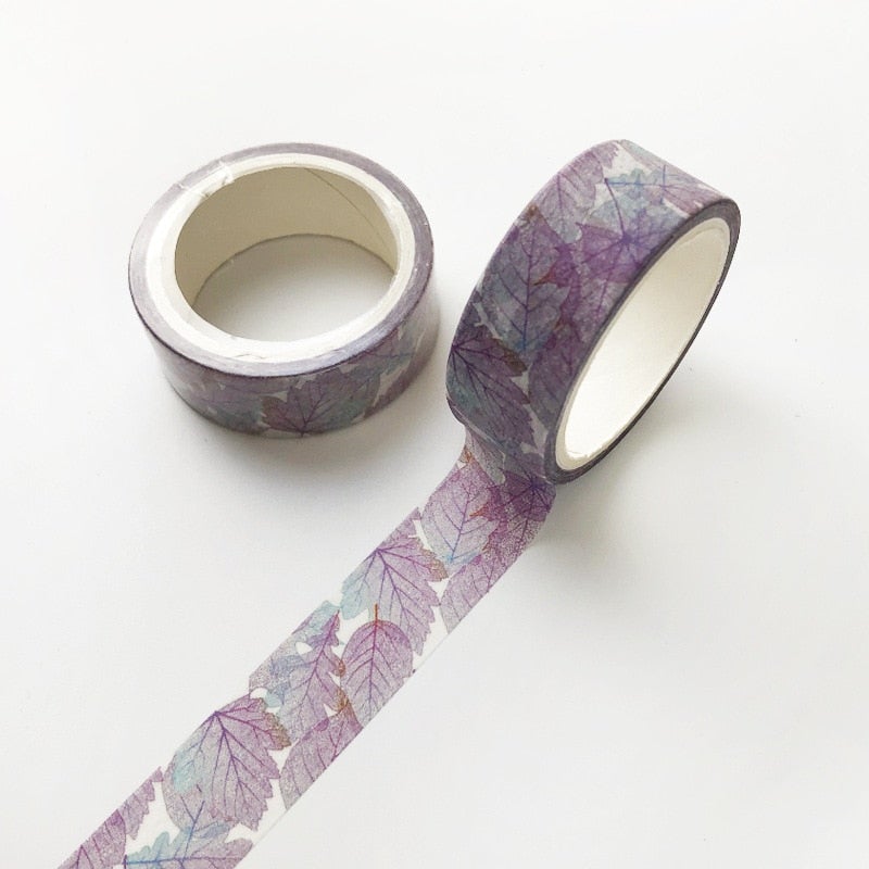 Kawaii washi-tape ruller stablet, viser bredt utvalg for hobby og håndverk.