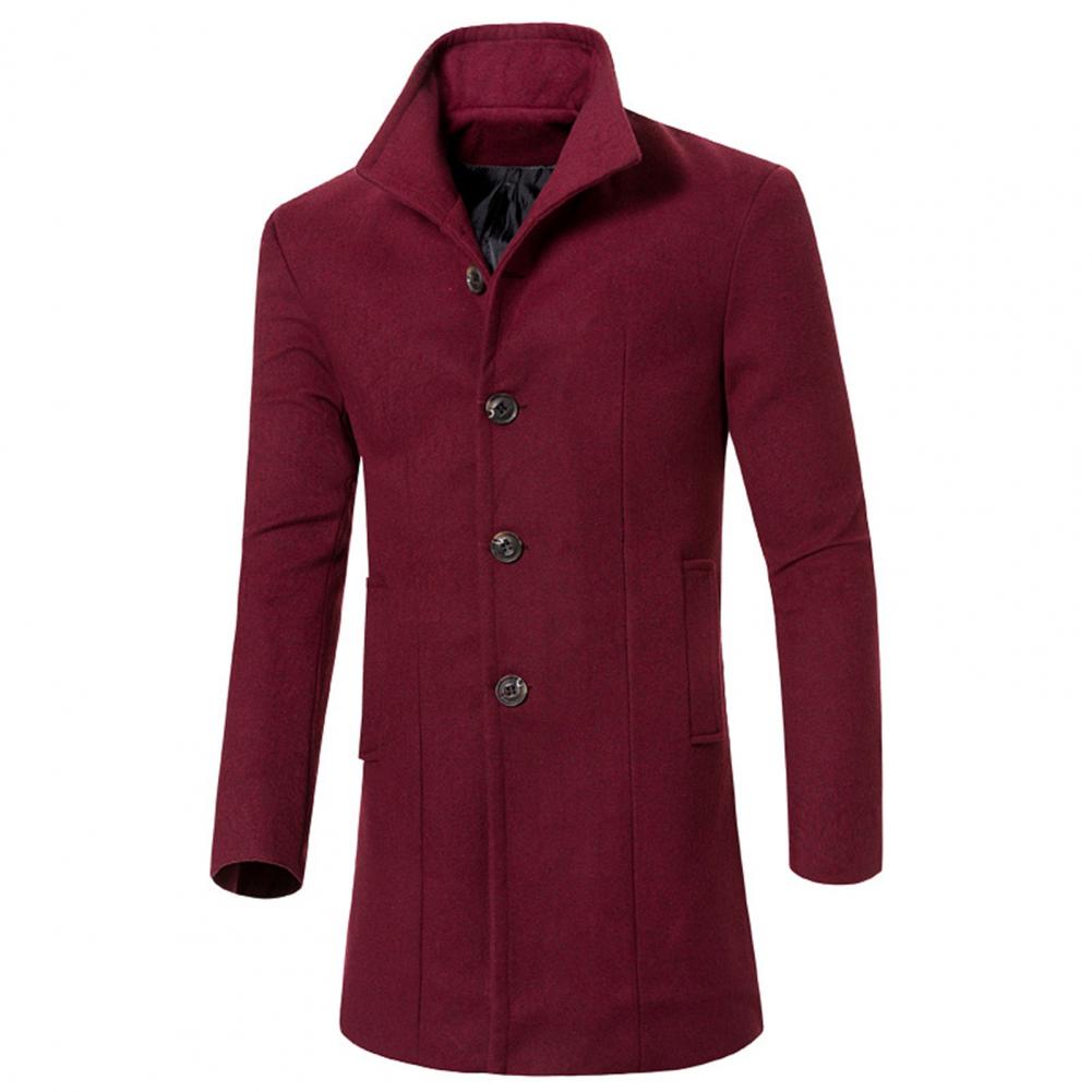 Høst/vinter trenchcoat for menn, klassisk yttertøy som kombinerer eleganse og funksjon.