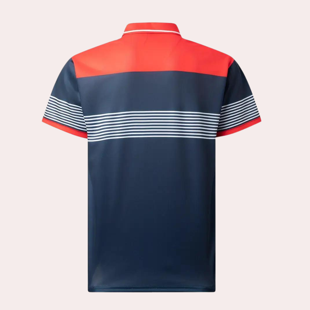 Moderne, klassisk herrepoloshirt med tidløs design. Allround fritidsklær som kombinerer stil og komfort.