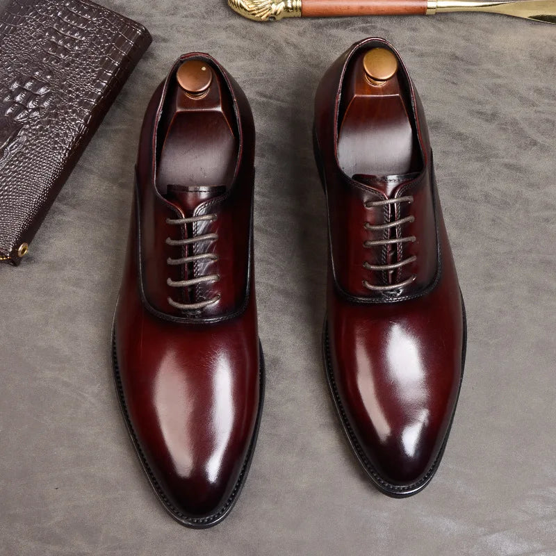 Elegante herresko med Oxford snøring, stilrene og komfortable dressko for en sofistikert look.