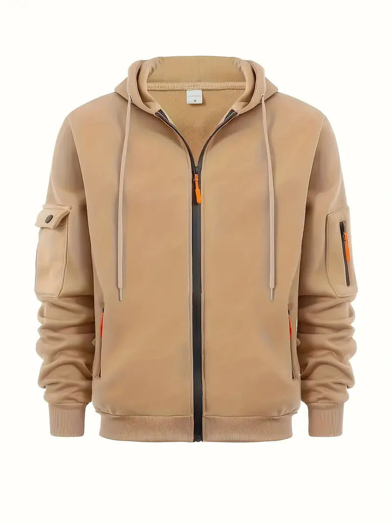 Myk og komfortabel herrehettegenser i avslappet design. Perfekt for menn som søker stil og varme.