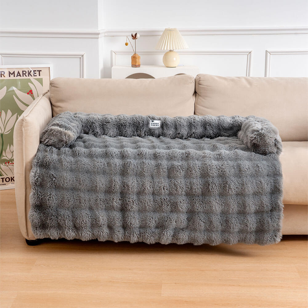 Slitesterk, vaskbar hundeseng med sklisikker design, gir en ren og komfortabel hvileplass for hund.