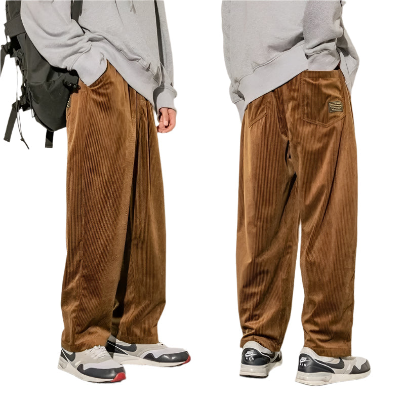 Komfortable herre joggebukser i kafefarge. Perfekt for avslappede dager og fritid.