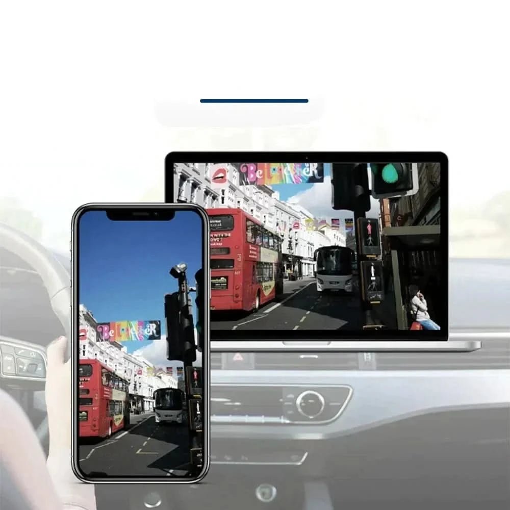Smart GPS-sporer med kraftig magnet som fester seg til metall, for pålitelig sanntidslokalisering.