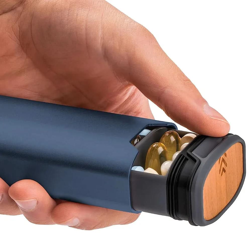 Pålitelig pilleorganisator for 7 dager. Sikrer daglig og ryddig medisinoppbevaring.