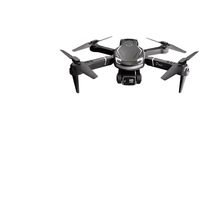 Kompakt svart unisex mini drone med 8K HD kamera og GPS for skarpe luftfoto og video