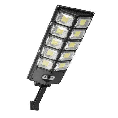 Kraftig 3000W solcellelampe for utendørsbelysning. Værbestandig LED-lampe for hage, innkjørsel.