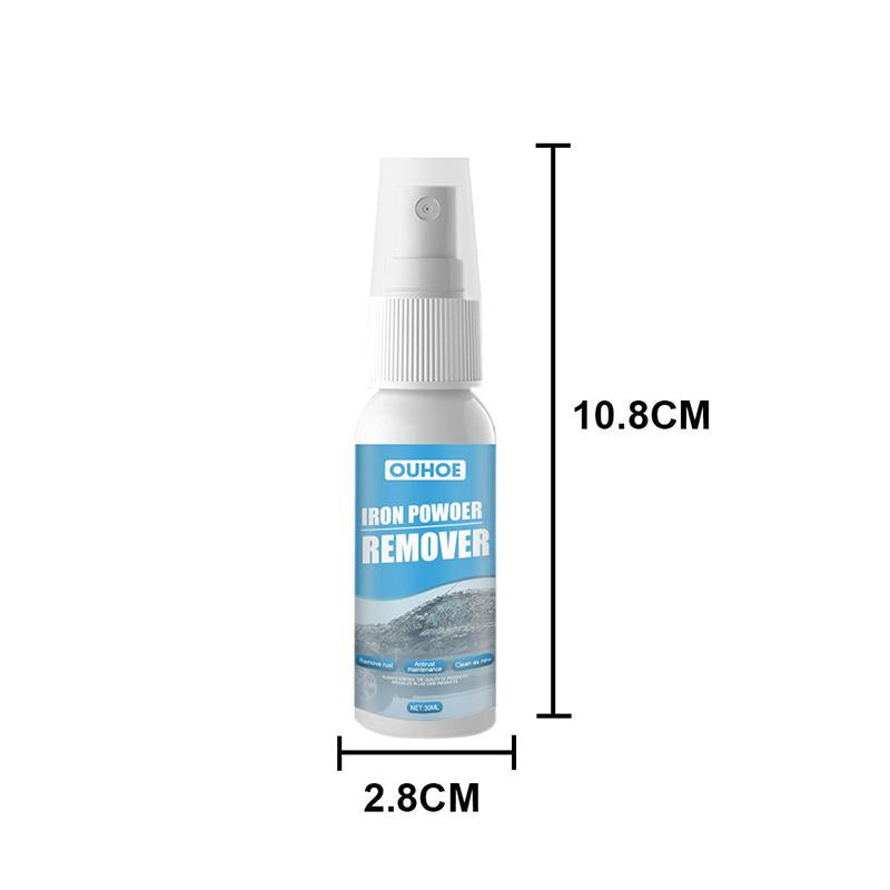 "Kraftig RustOut spray fjerner rust øyeblikkelig fra metalloverflate, gir skinnende glans og langvarig beskyttelse."