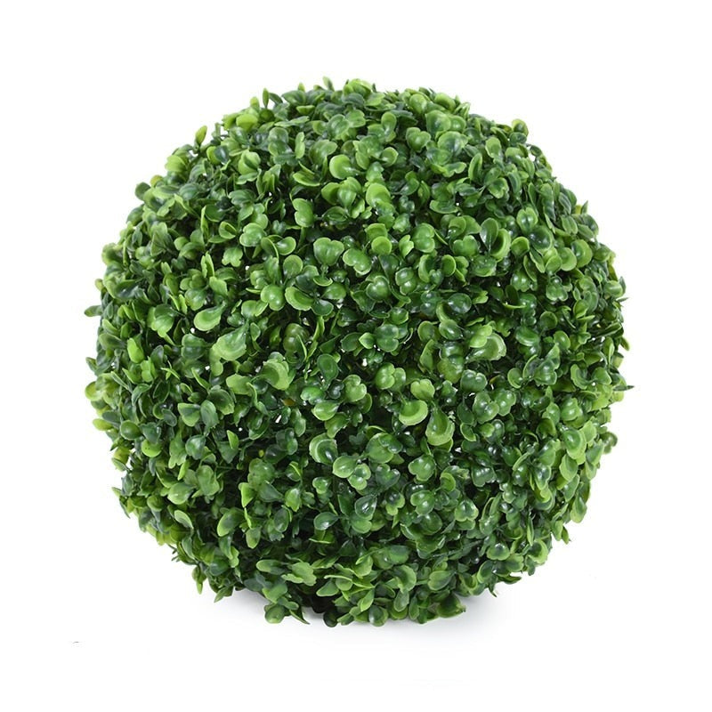 Kunstig toppiær plante ball, 15 cm diameter, UV-beskyttet, perfekt for hage og balkong