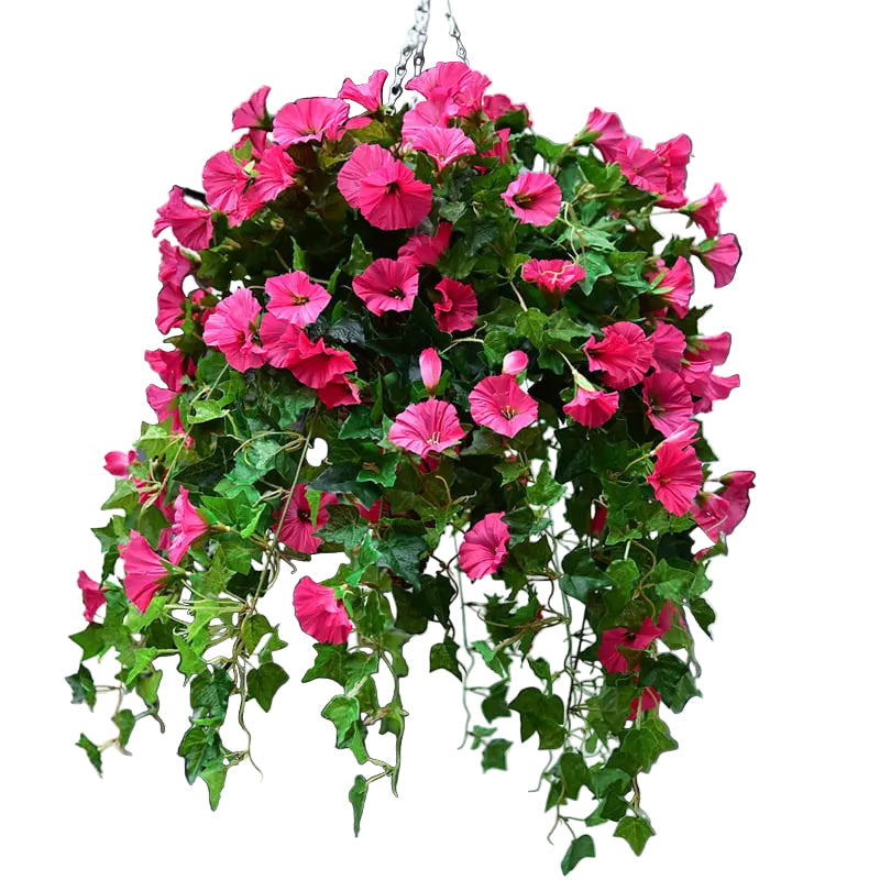 Kunstige morgenherlighet i rosa, gul, lilla, hvit. Perfekt hjemmedekor for innendørs og utendørs bruk.