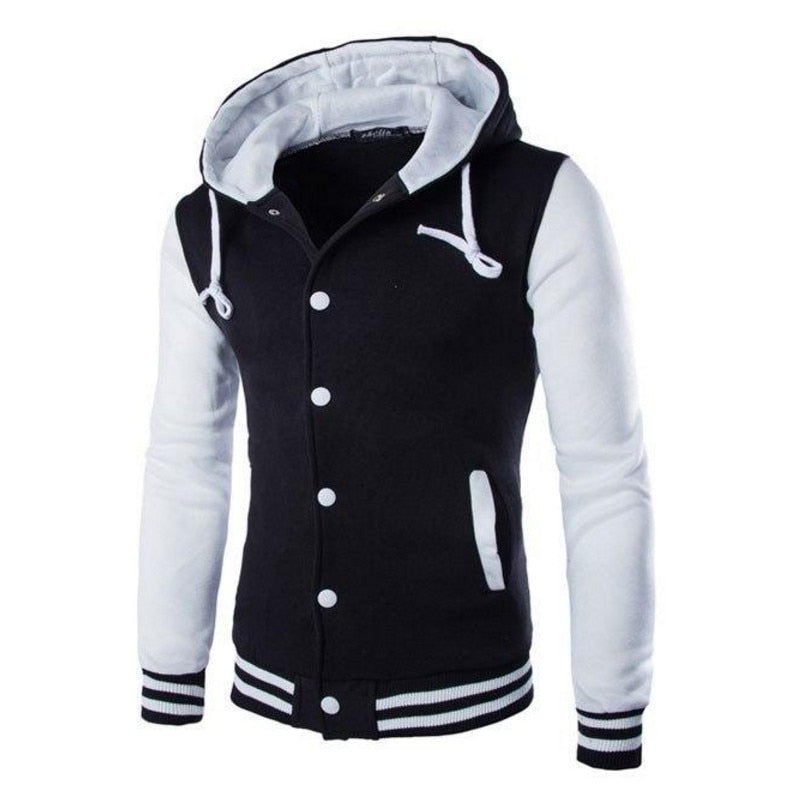 Sporty hettegenser i baseballstil for jenter, casual og trendy med god passform.