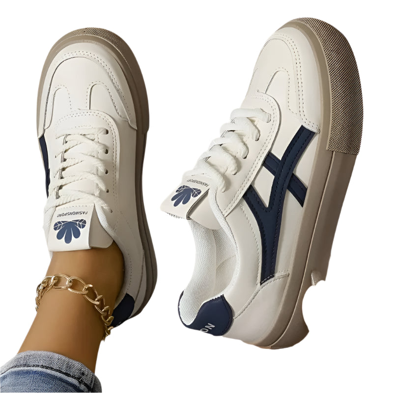 Kvinner pustende sneakers for komfort og ekstra støtte, ideell for hverdag og aktivitet.