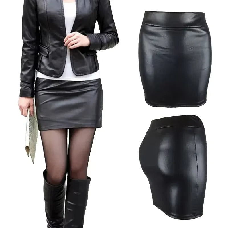 Kvinner bodycon blyantskjørt med høy midje, slim fit, elegant og komfortabelt.