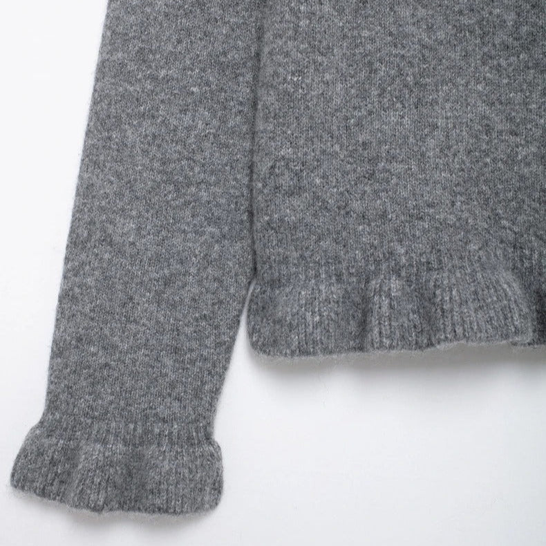 Hverdags strikket cardigan for kvinner, med en komfortabel og elegant teksturert finish.