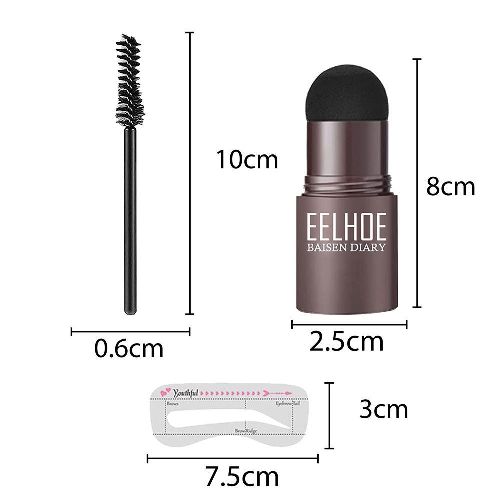 Aldri mer vanskelige bryn! Øyenbrynstempel kit gir perfekte, vannfaste resultater.