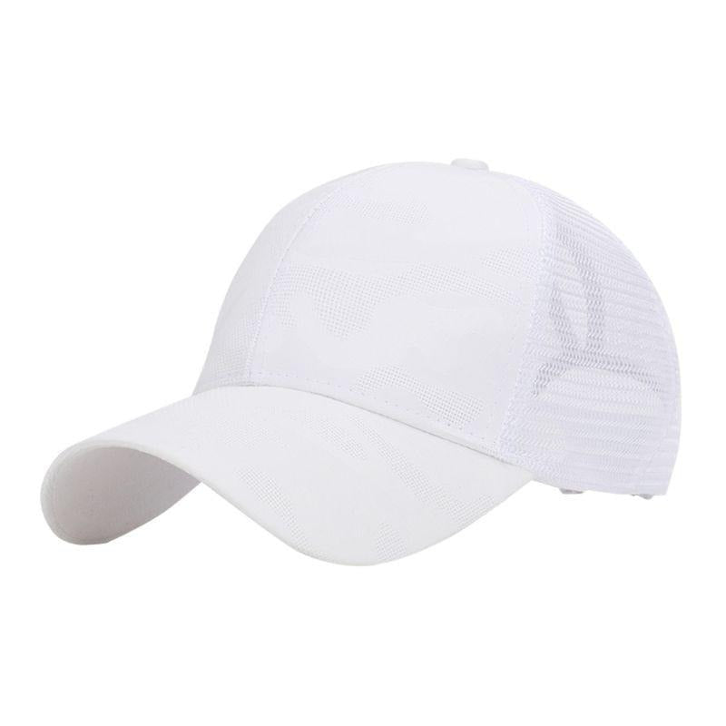 Sporty baseballcap for treningsøkter, med hestehalevennlig design og god solskjerming.