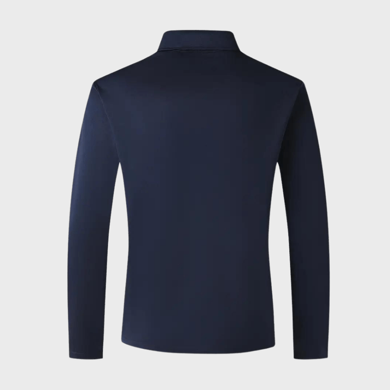 Myk langermet herre t-skjorte i polyester, som kombinerer komfort med moderne stil.