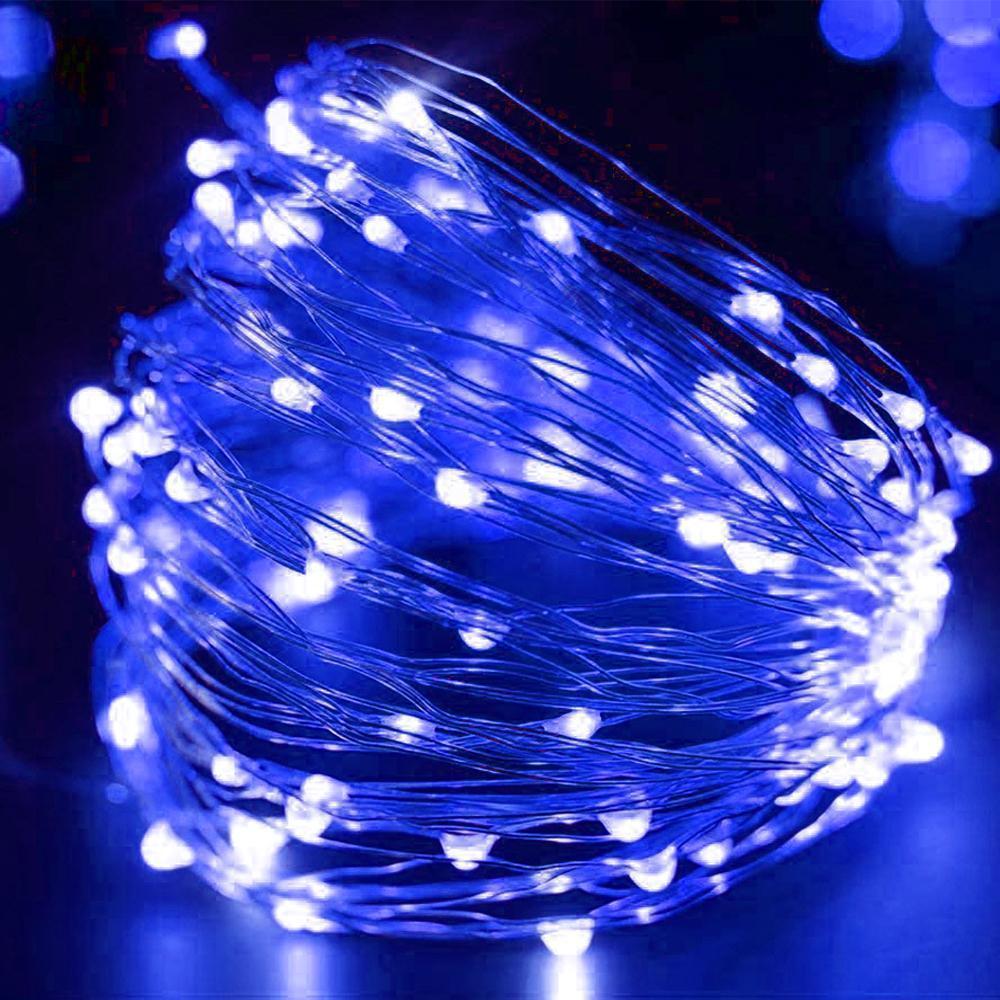 "LED-flaskelys, varm glød, fleksibel sølvtråd, DIY dekorasjon for hjem og fest, batteridrevet, ulike fargevalg"