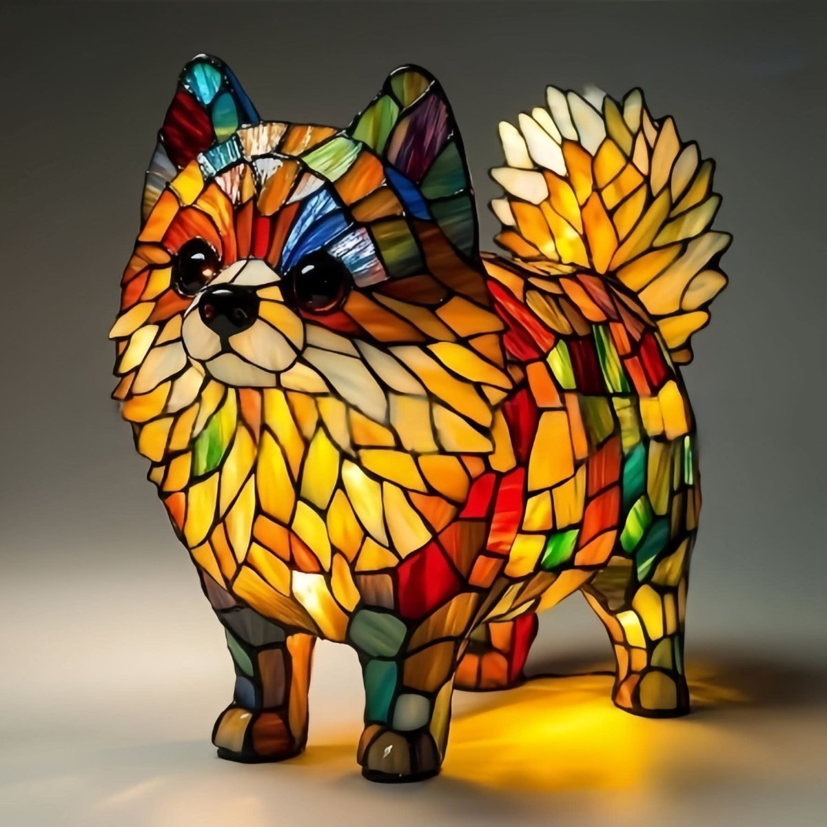 Hjemmedekor LED nattlampe, hund, legger til sjarm og varme