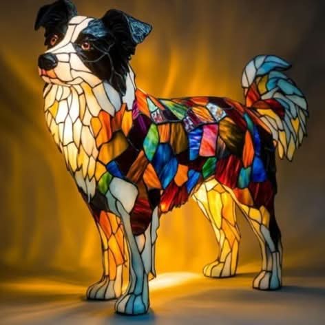 USB-drevet LED nattlampe med sjarmerende hundefigur, koselig belysning