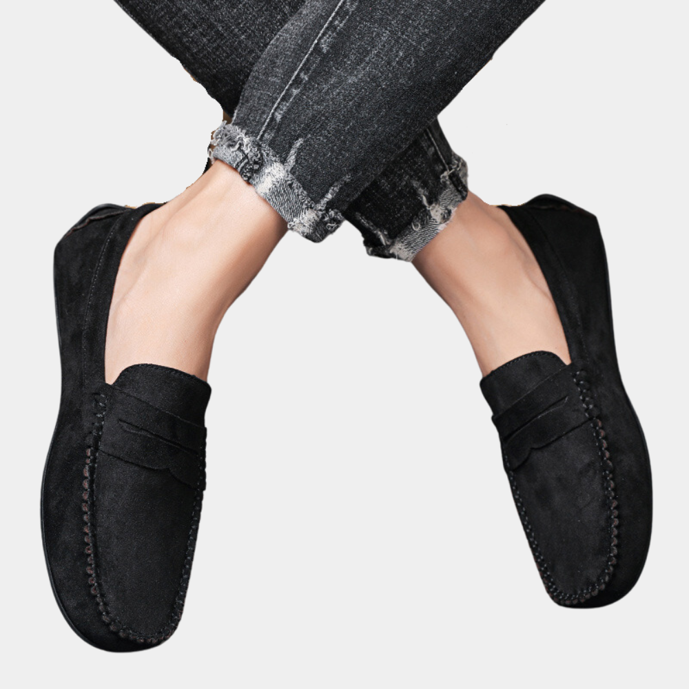 "Loafers for menn i aprikos, optimal komfort, allsidig stil. Perfekt for sommer, hverdags og formelle anledninger."