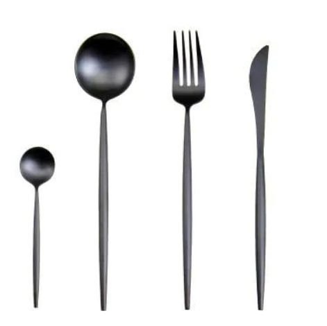 Luksuriøst 24-delers bestikksett for 6 i rustfritt stål, perfekt for elegant borddekking.