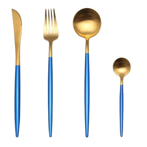 Bestikksett 24 deler i elegant gaveeske, luksuriøst gaveide av rustfritt stål for 6.