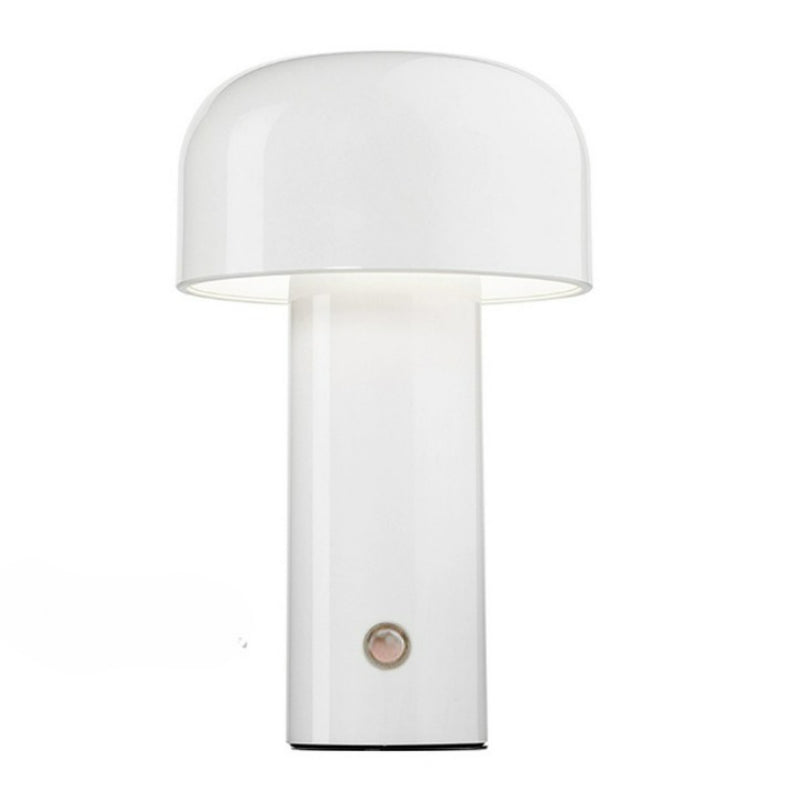 "Lumina trådløs luksuslampe i soppdesign, elegant bordlampe med organiske linjer og moderne funksjonalitet"