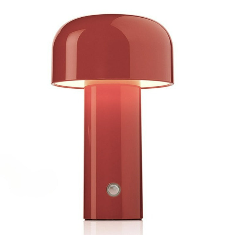 "Lumina trådløs luksuslampe i soppdesign, elegant bordlampe med organiske linjer og moderne funksjonalitet"