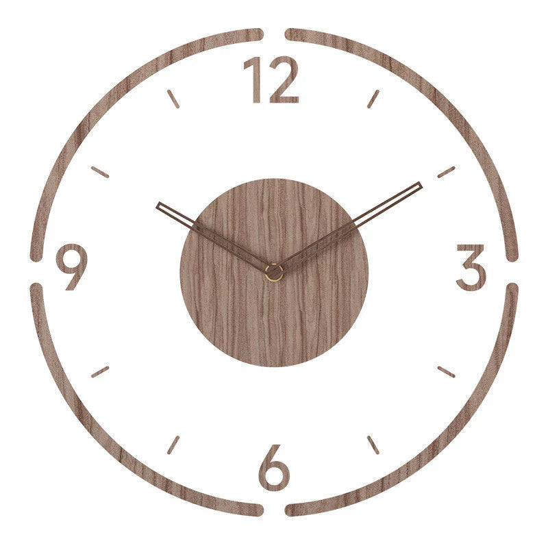 Tidløs minimalistisk veggklokke som tilfører et moderne preg til ethvert rom. Ideell design.