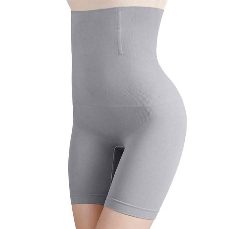 "Mageformende shorts i beige, høy midje, gir komfort og støtte. Perfekt for å forme mage, rygg og lår."