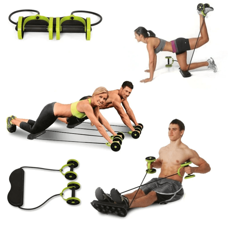 Solid magehjul for intens magetrening og styrking av kjernemuskulaturen. Perfekt for abs-øvelser.