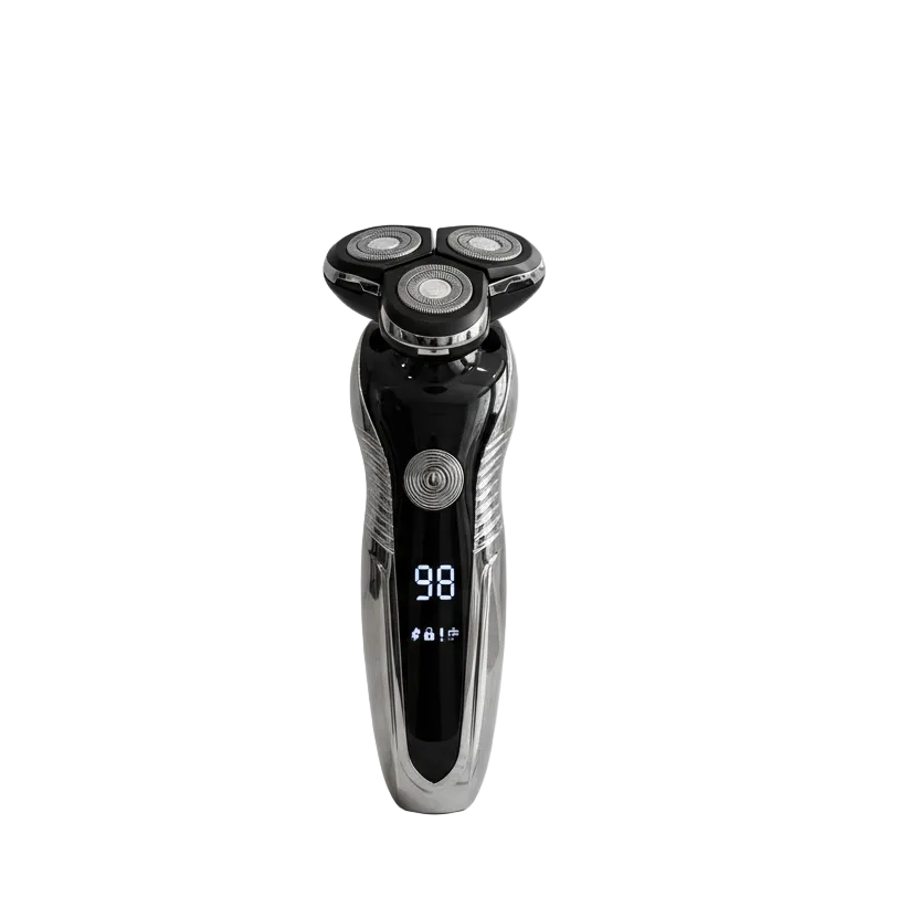 Menns elektrisk barbermaskin for våt og tørr barbering, vannbestandig design