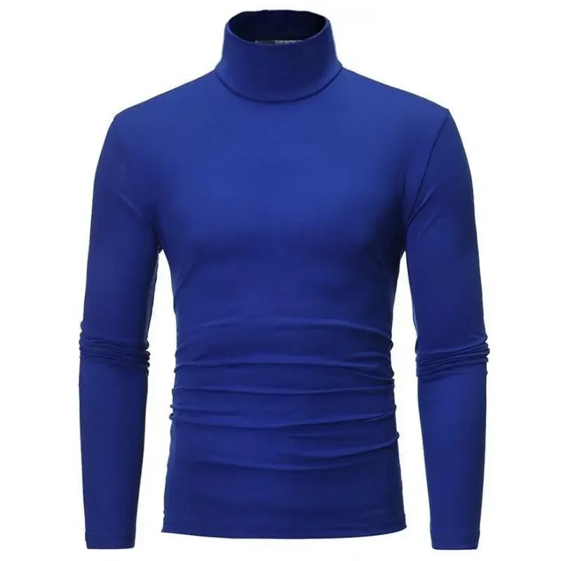 Myk og komfortabel herretopp med høy hals. Langermet slim fit design for optimal varme og bevegelsesfrihet.